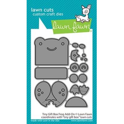 Lawn Fawn Lawn Cuts - Tiny Gift Box Frog Add-On